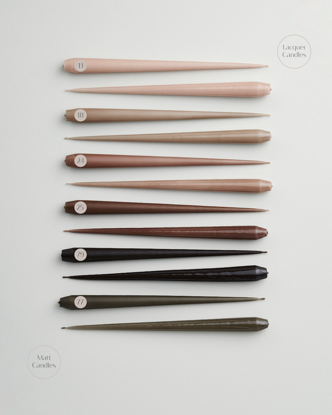 Ester & Erik - Kaars 32cm - Hazelnut