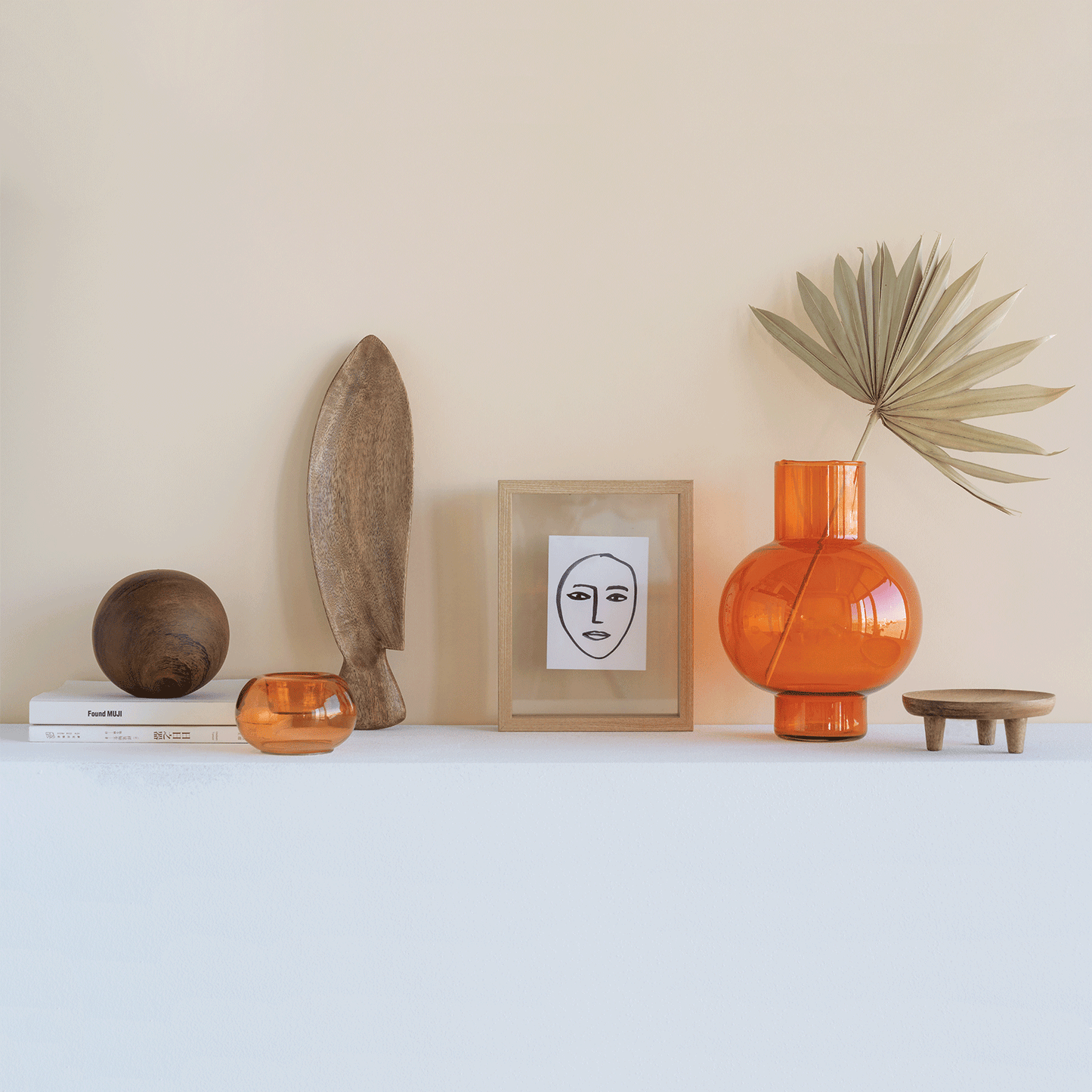 Theelicht houder - Apricot